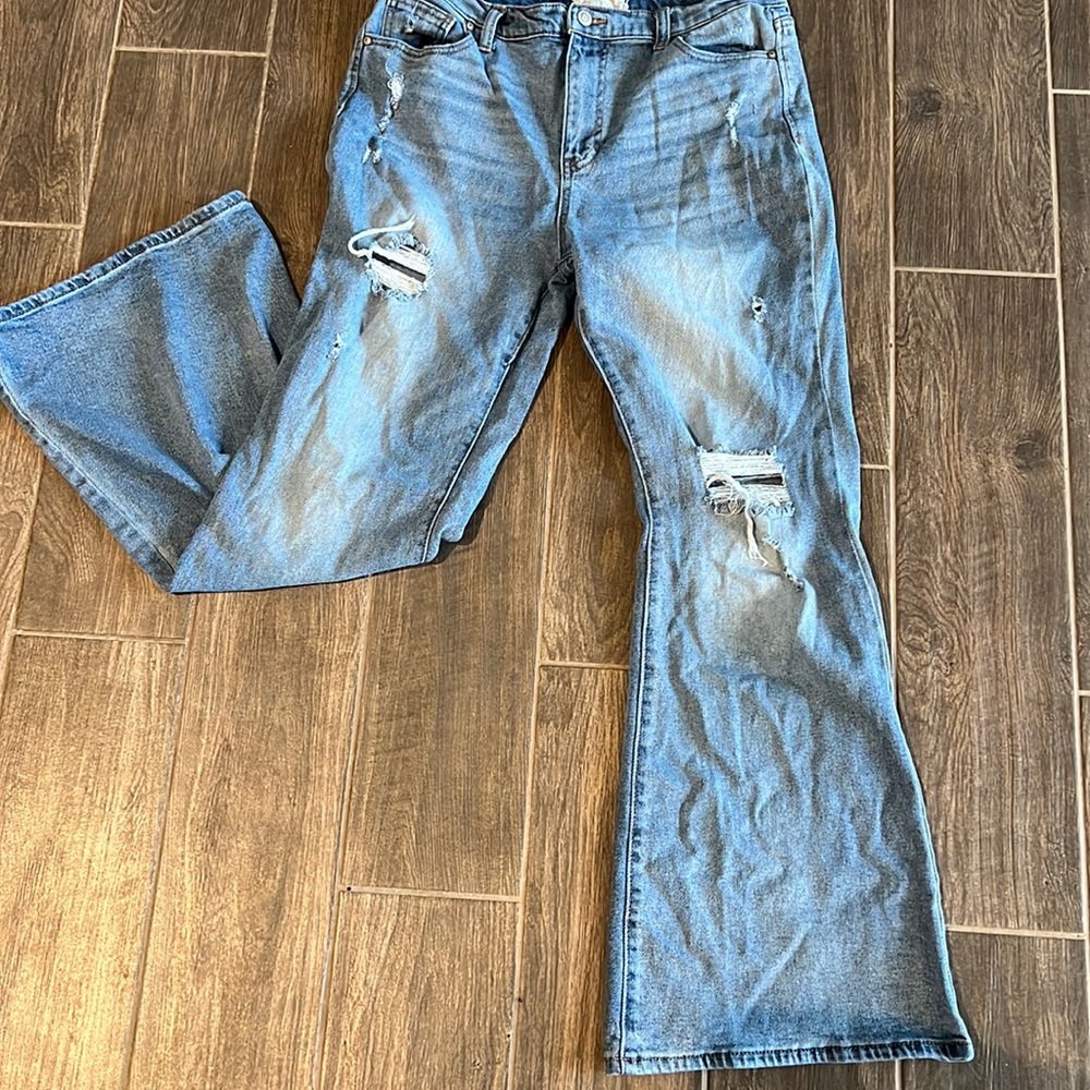 Altar’d State distressed flare jeans!
